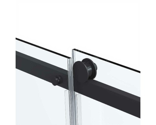 Душевая дверь Vincea Como Soft 120 VDS-1CS120CLB профиль Черный стекло прозрачное