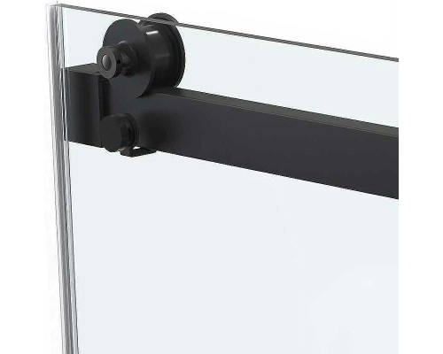 Душевая дверь Vincea Como Soft 120 VDS-1CS120CLB профиль Черный стекло прозрачное