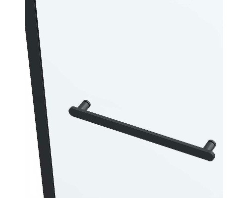 Душевая дверь Vincea Como Soft 120 VDS-1CS120CLB профиль Черный стекло прозрачное