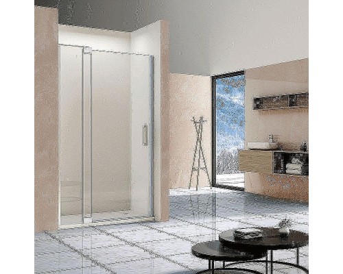 Душевая дверь Vincea Extra 90 VDP-1E8090CL профиль Хром стекло прозрачное