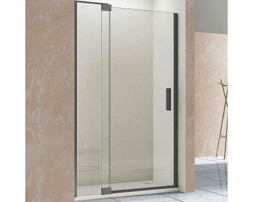 Душевая дверь Vincea Extra 90 VDP-1E8090CLGM профиль Вороненая сталь стекло прозрачное