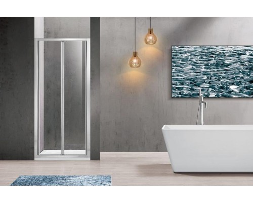 Душевая дверь Vincea Garda 90 VDB-1G900CL профиль Хром стекло прозрачное