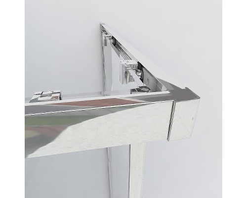 Душевой уголок Vincea Garda 120x120 VSS-1G1212CLGM профиль Вороненая сталь стекло прозрачное