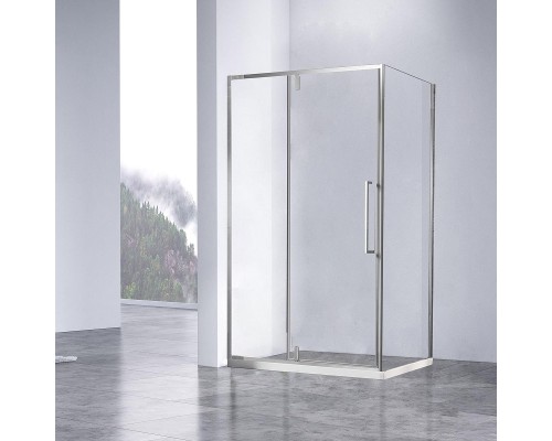 Душевой уголок Vincea Slim-N 100x100 VSR-4SNP1010CL профиль Хром стекло прозрачное