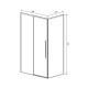 Душевой уголок Vincea Slim-N 130x80 VSR-4SN8013CL профиль Хром стекло прозрачное