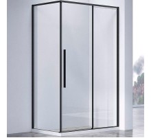 Душевой уголок Vincea Slim-N 120x80 VSR-4SN8012CLB профиль Черный стекло прозрачное