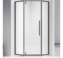 Душевой уголок Vincea Slim-N 100x100 VSP-4SN100CLB профиль Черный стекло прозрачное