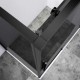 Душевой уголок Vincea Slim-N 120x80 VSR-4SN8012CGB профиль Черный стекло тонированное