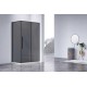 Душевой уголок Vincea Slim-N 130x80 VSR-4SN8013CGB профиль Черный стекло тонированное