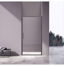 Душевая дверь Vincea Slim 90 VDP-4SL900CLGM профиль Вороненая сталь стекло прозрачное