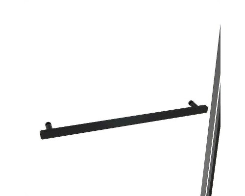 Душевой уголок Vincea Slim Soft 110х100 VSR-1SS1011CLB профиль Черный стекло прозрачное