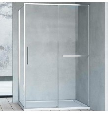 Душевой уголок Vincea Slim Soft 110x90 VSR-1SS9011CL профиль Хром стекло прозрачное