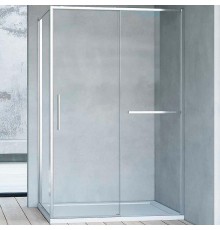 Душевой уголок Vincea Slim Soft 110x100 VSR-1SS1011CL профиль Хром стекло прозрачное