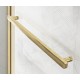 Душевой уголок Vincea Slim Soft 150x90 VSR-1SS9015CLG профиль Брашированное золото стекло прозрачное