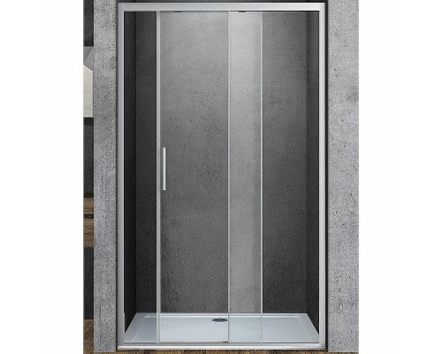 Душевая дверь Vincea Soft 100 VDS-3SO100CL профиль Хром стекло прозрачное