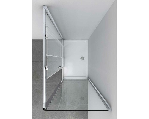 Душевой уголок Vincea Soft 150х100 VSR-3SO1015CL профиль Хром стекло прозрачное