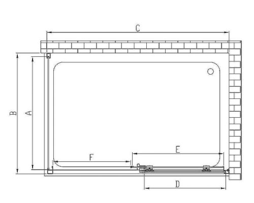 Душевой уголок Vincea Soft 150х100 VSR-3SO1015CL профиль Хром стекло прозрачное