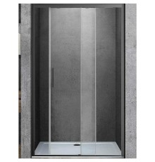 Душевая дверь Vincea Soft 120 VDS-3SO120CLGM профиль Вороненая сталь стекло прозрачное