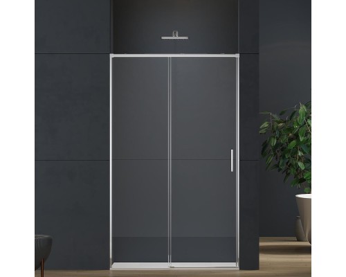 Душевая дверь Vincea Soft 2 130 VDS-3SO2130CL профиль Хром стекло прозрачное