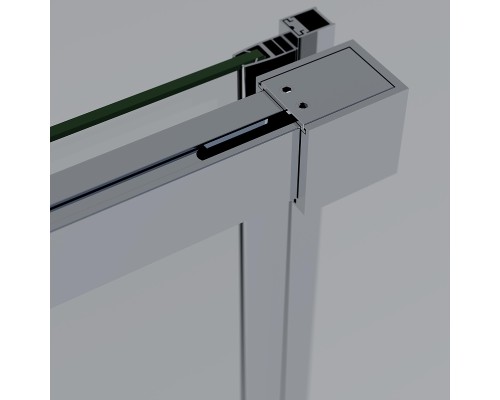 Душевая дверь Vincea Soft 2 130 VDS-3SO2130CL профиль Хром стекло прозрачное