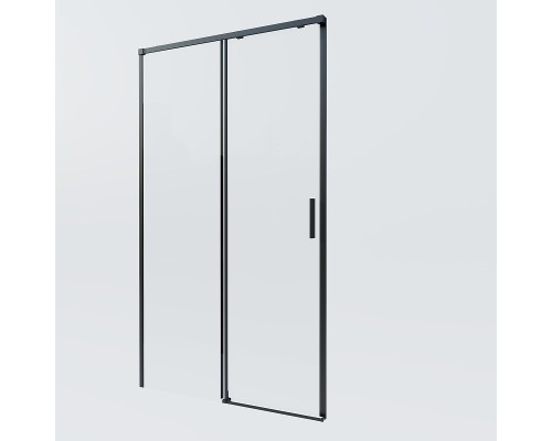 Душевая дверь Vincea Soft 2 100 VDS-3SO2100CLB профиль Черный стекло прозрачное