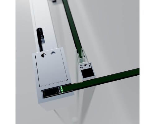 Душевой уголок Vincea Soft 2 130x80 VSR-3SO28013CL профиль Хром стекло прозрачное