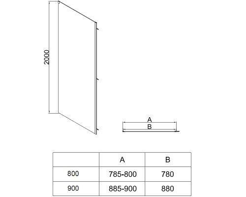 Душевой уголок Vincea Soft 2 130x80 VSR-3SO28013CL профиль Хром стекло прозрачное
