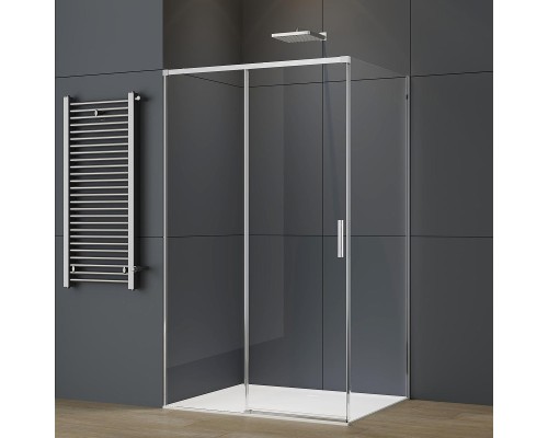 Душевой уголок Vincea Soft 2 140x80 VSR-3SO28014CL профиль Хром стекло прозрачное