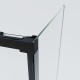 Душевой уголок Vincea Soft 2 140x80 VSR-3SO28014CLB профиль Черный стекло прозрачное