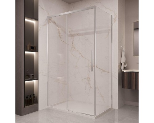 Душевой уголок Vincea Stella 160х90 VSR-1ST9016CL профиль Хром стекло прозрачное