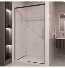 Душевая дверь Vincea Stella 120 VDS-1ST120CLB профиль цвет Черный стекло прозрачное