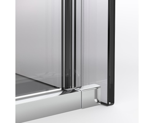 Душевой уголок Vincea Stella 130х100 VSR-1ST1013CLB профиль цвет Черный стекло прозрачное