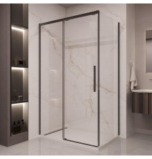 Душевой уголок Vincea Stella 120х90 VSR-1ST9012CLB профиль цвет Черный стекло прозрачное