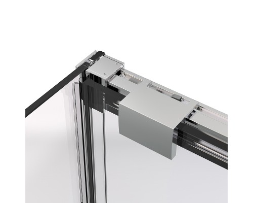 Душевой уголок Vincea Stella 150х90 VSR-1ST9015CLB профиль цвет Черный стекло прозрачное