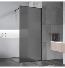 Душевая перегородка Vincea Walk-In 90 VSW-1HP900GFB профиль Черный матовый стекло тонированное
