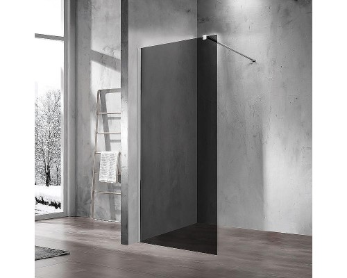 Душевая перегородка Vincea Walk-In 90 VSW-1H900CG профиль Хром стекло тонированное