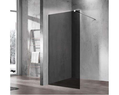 Душевая перегородка Vincea Walk-In 100 VSW-1H100CG профиль Хром стекло тонированное