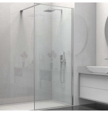 Душевая перегородка Vincea Walk-In 100 VSW-1HS100CL профиль Хром стекло прозрачное