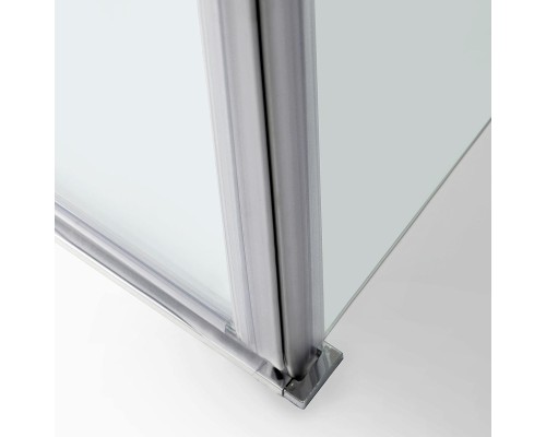 Душевой уголок WasserKRAFT Aller 120х90 R 10H07RWHITE профиль Хром стекло прозрачное