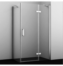 Душевой уголок WasserKRAFT Aller 120х90 R 10H07RWHITE профиль Хром стекло прозрачное
