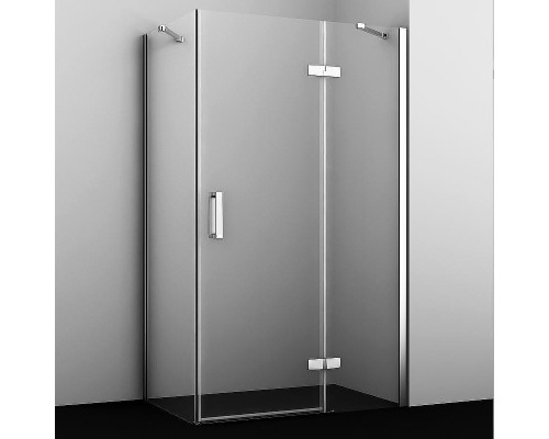 Душевой уголок WasserKRAFT Aller 120х90 R 10H07RWHITE профиль Хром стекло прозрачное