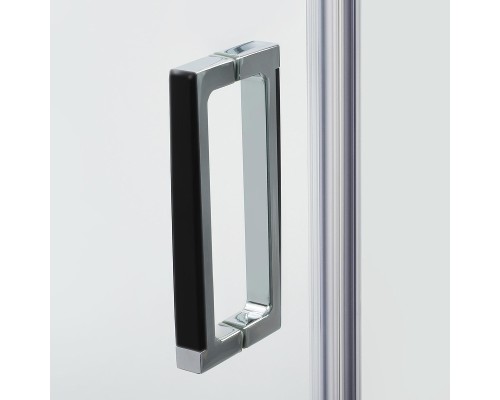 Душевой уголок WasserKRAFT Aller 120х80 R 10H06RBLACK MATT профиль Хром матовый стекло прозрачное