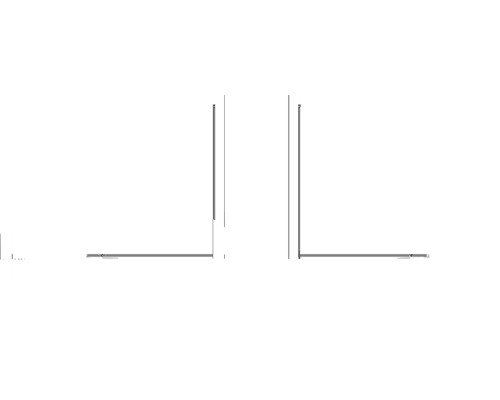 Душевая дверь WasserKRAFT Aula 90 11P04 профиль Хром стекло прозрачное