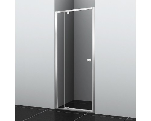 Душевая дверь WasserKRAFT Aula 100 11P12 профиль Хром стекло прозрачное