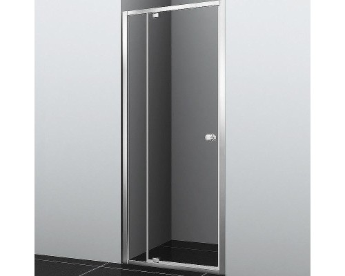 Душевая дверь WasserKRAFT Aula 100 11P12 профиль Хром стекло прозрачное