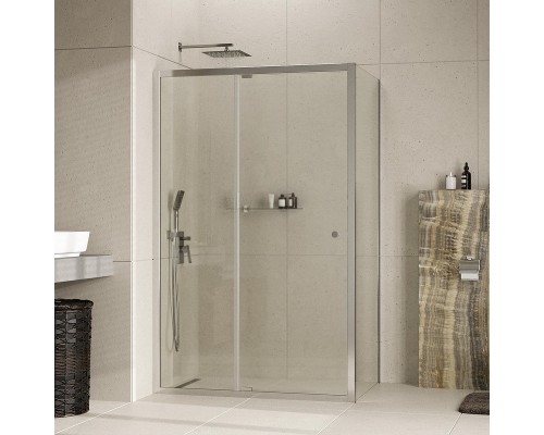 Душевой уголок WasserKRAFT Aula 120х80 11P06 профиль Хром стекло прозрачное