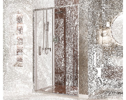 Душевой уголок WasserKRAFT Berkel 90х100 48P18 профиль Хром стекло прозрачное