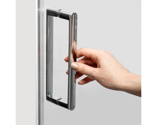 Душевой уголок WasserKRAFT Berkel 90х100 48P18 профиль Хром стекло прозрачное