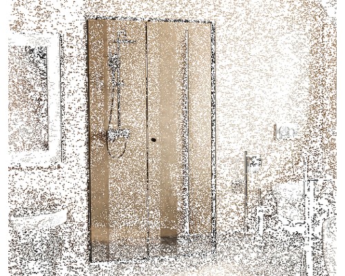 Душевая дверь WasserKRAFT Dill 120 61S05 профиль Черный матовый стекло прозрачное