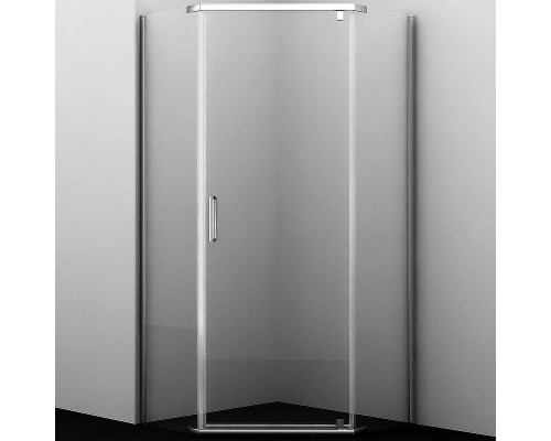 Душевой уголок WasserKRAFT Leine 100х100 35P38 профиль Хром стекло прозрачное